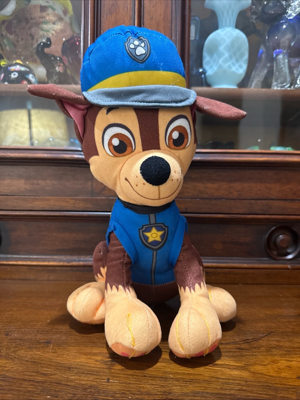 PAW PATROL Nickelodeon CHASE 12” Plush Stuffed Animal w Outfit